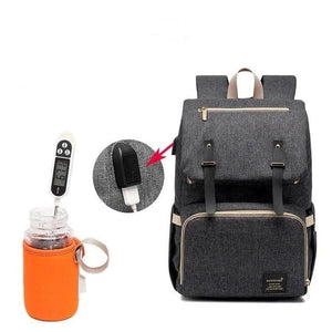 SPLASHBUY Bag/Backpack - Diaper Bag black enhanced version Diaper Backpack with USB Charging Port 759478466992 17707248-black-enhanced-versi