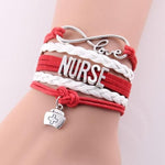 Splashbuy Bracelet - Nurse Red Nurse Hat Charm Bracelet 774615-2142a