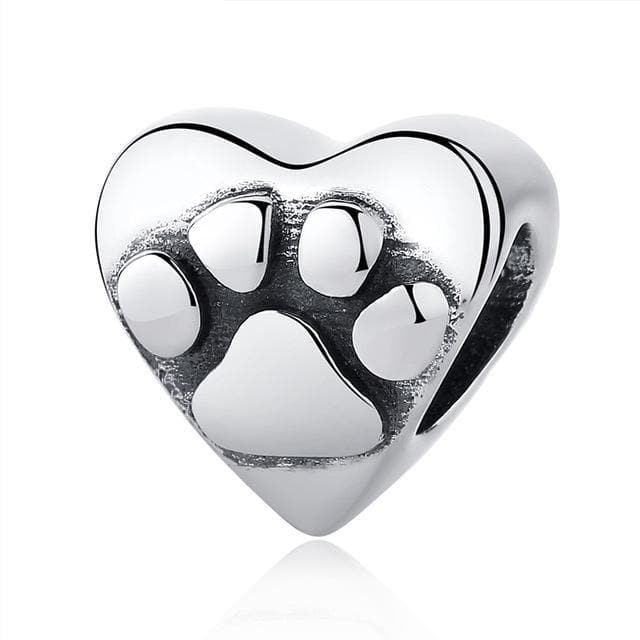 Splashbuy Jewelry -Beads I Love My Pet 925 Sterling Silver I Love My Pet Dog Bead Charm for Bracelets 7861730-i-love-my-pet