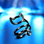Splashbuy Ring - Cat Black Cat Wrap Ring 5494656-resizable-3