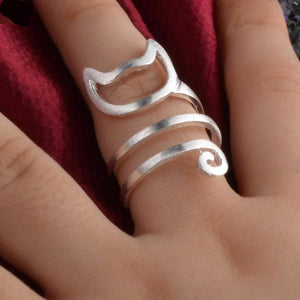 Splashbuy Ring - Cat Cat Wrap Ring